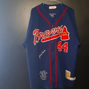 Mitchell and ness Hank Aaron jersey